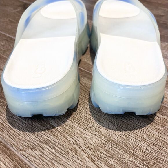 UGG Jella Watercolor Slide Women's size 7 Sky Blue Clear Sandals Shoes Slip Ons - Picture 11 of 16